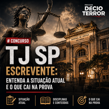 Concurso TJ SP Escrevente: entenda a situação atual e o que cai na prova